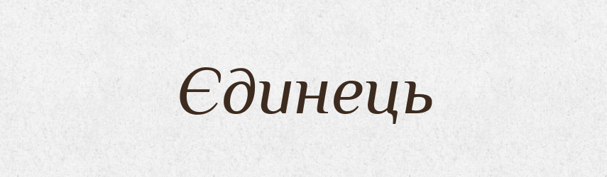 Єдинець — Великий тлумачний словник сучасної української мови
