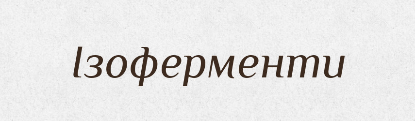 Ізоферменти — Великий тлумачний словник сучасної української мови