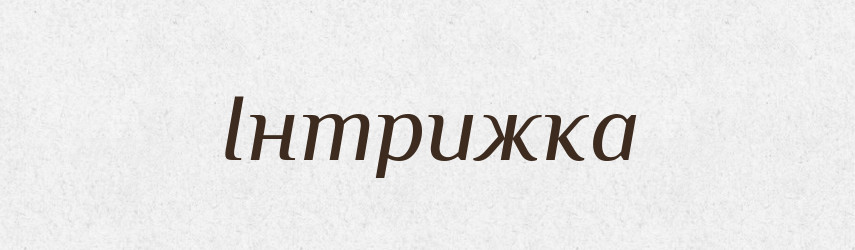Інтрижка — Великий тлумачний словник сучасної української мови