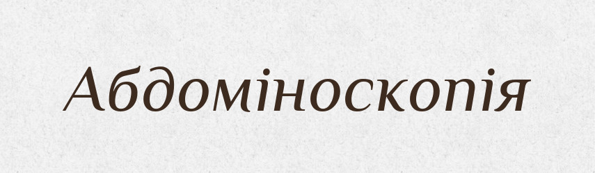 Абдоміноскопія — Великий тлумачний словник сучасної української мови