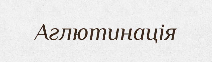 Аглютинація — Великий тлумачний словник сучасної української мови