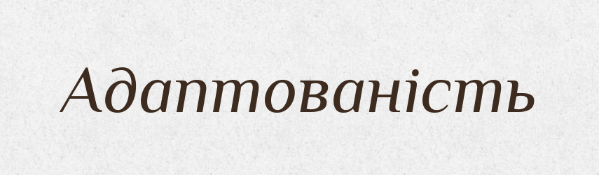 Адаптованість — Великий тлумачний словник сучасної української мови