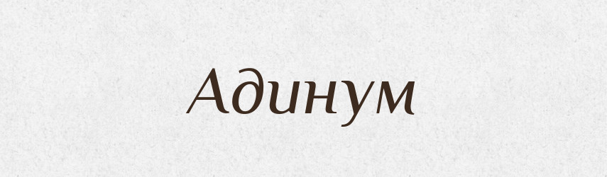 Адинум — Великий тлумачний словник сучасної української мови