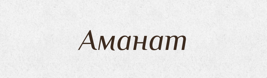 Аманат — Великий тлумачний словник сучасної української мови