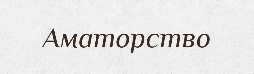 Аматорство — Великий тлумачний словник сучасної української мови