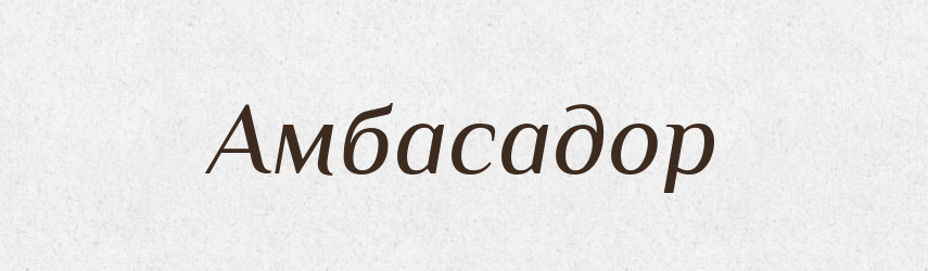 Амбасадор — Великий тлумачний словник сучасної української мови