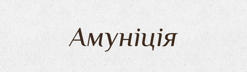 Амуніція — Великий тлумачний словник сучасної української мови
