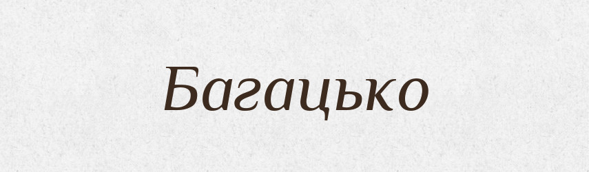Багацько — Великий тлумачний словник сучасної української мови