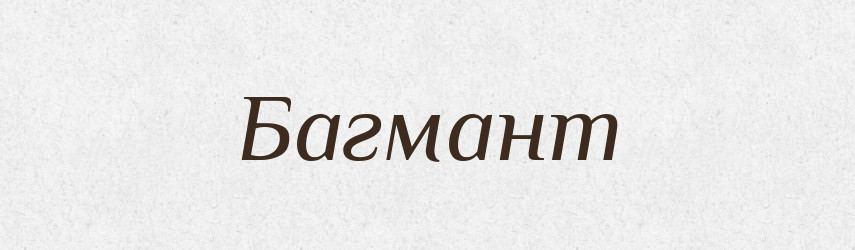 Багмант — Великий тлумачний словник сучасної української мови