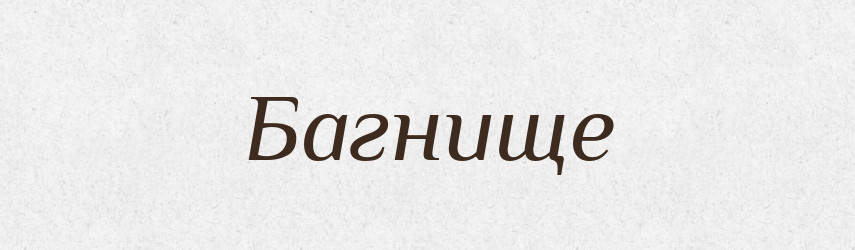 Багнище — Великий тлумачний словник сучасної української мови