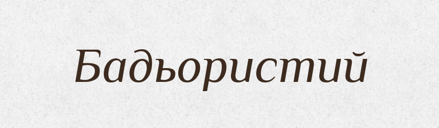 Бадьористий — Великий тлумачний словник сучасної української мови