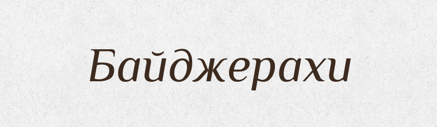 Байджерахи — Великий тлумачний словник сучасної української мови