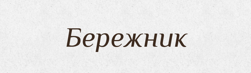 Бережник — Великий тлумачний словник сучасної української мови