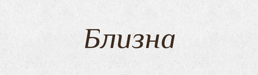 Близна — Великий тлумачний словник сучасної української мови