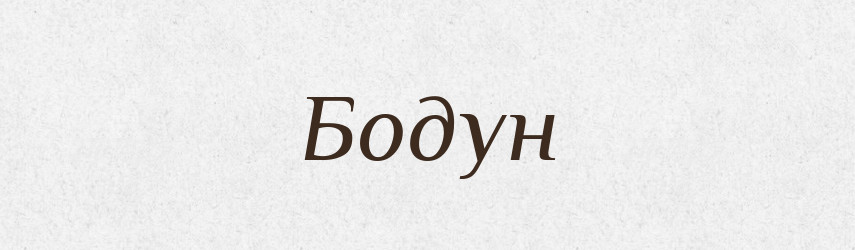 Бодун — Великий тлумачний словник сучасної української мови
