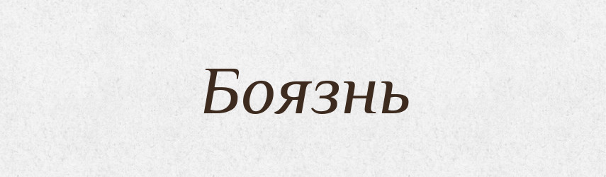 Боязнь — Великий тлумачний словник сучасної української мови
