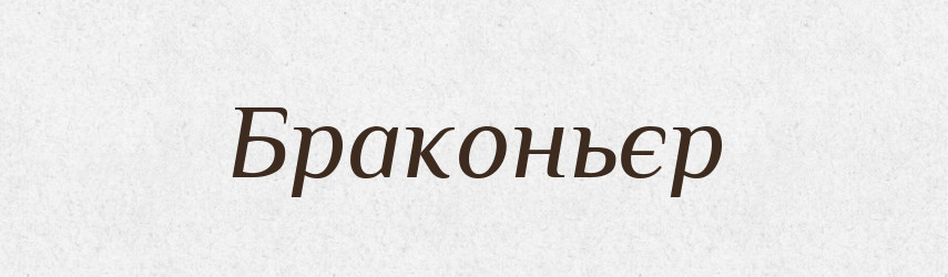 Браконьєр — Великий тлумачний словник сучасної української мови