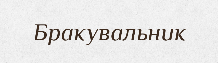 Бракувальник — Великий тлумачний словник сучасної української мови