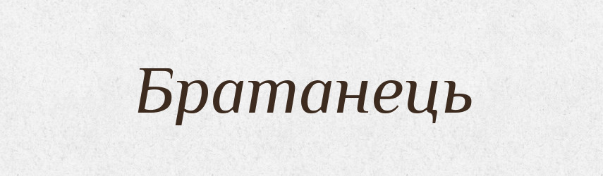 Братанець — Великий тлумачний словник сучасної української мови