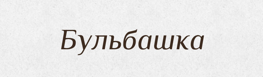 Бульбашка — Великий тлумачний словник сучасної української мови