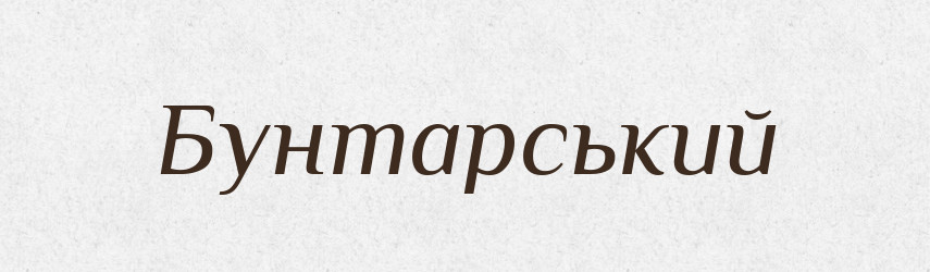 Бунтарський — Великий тлумачний словник сучасної української мови