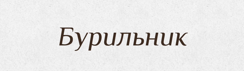 Бурильник — Великий тлумачний словник сучасної української мови