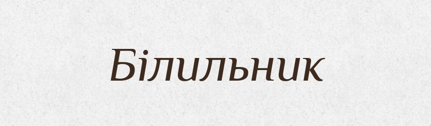 Білильник — Великий тлумачний словник сучасної української мови