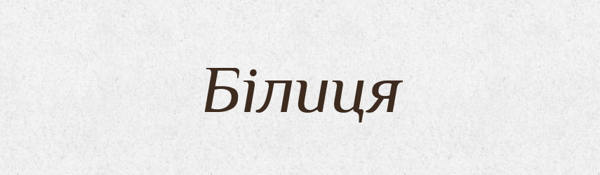 Білиця — Великий тлумачний словник сучасної української мови