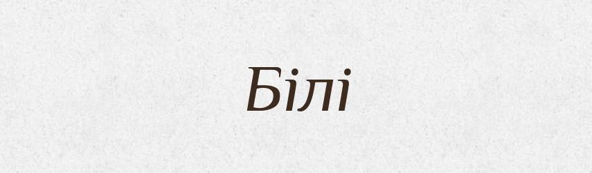 Білі — Великий тлумачний словник сучасної української мови