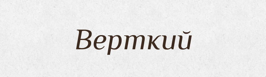 Верткий — Великий тлумачний словник сучасної української мови