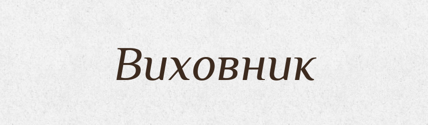 Виховник — Великий тлумачний словник сучасної української мови