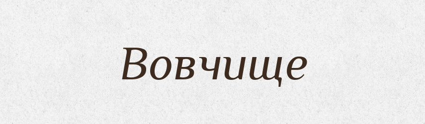 Вовчище — Великий тлумачний словник сучасної української мови