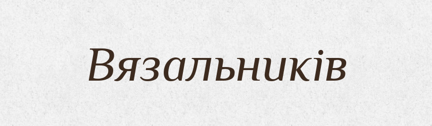 Вязальників — Великий тлумачний словник сучасної української мови