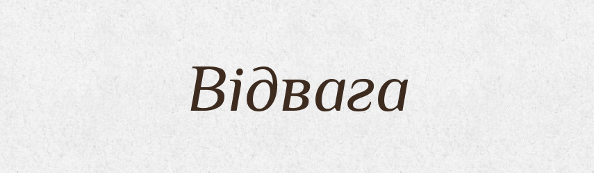 Відвага — Великий тлумачний словник сучасної української мови