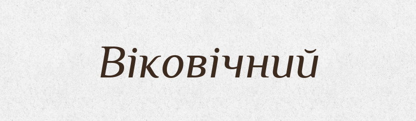 Віковічний — Великий тлумачний словник сучасної української мови