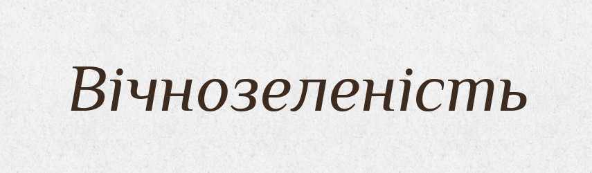 Вічнозеленість — Великий тлумачний словник сучасної української мови