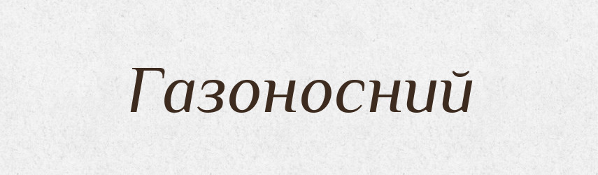 Газоносний — Великий тлумачний словник сучасної української мови