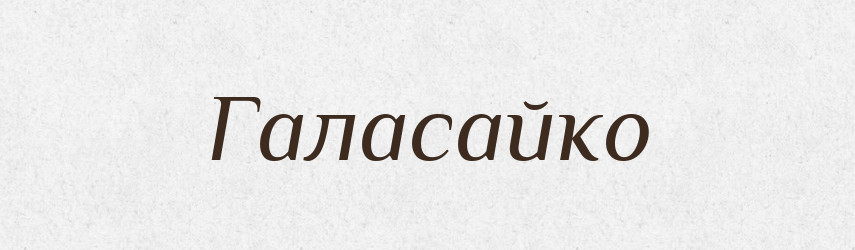 Галасайко — Великий тлумачний словник сучасної української мови