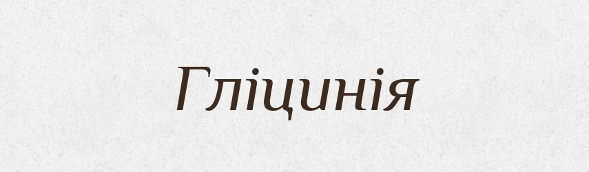 Гліцинія — Великий тлумачний словник сучасної української мови