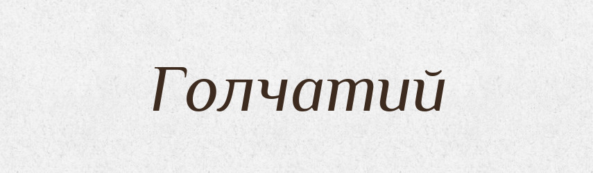 Голчатий — Великий тлумачний словник сучасної української мови