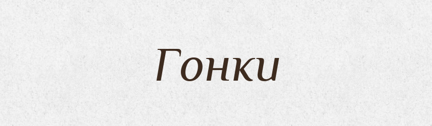 Гонки — Великий тлумачний словник сучасної української мови