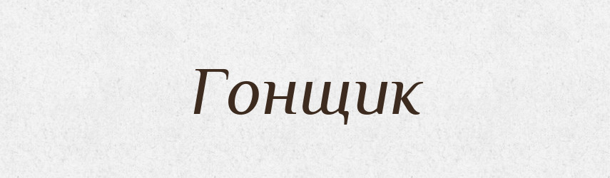 Гонщик — Великий тлумачний словник сучасної української мови