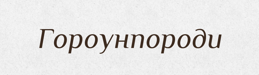 Гороунпороди — Великий тлумачний словник сучасної української мови
