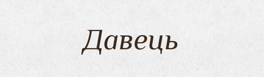 Давець — Великий тлумачний словник сучасної української мови