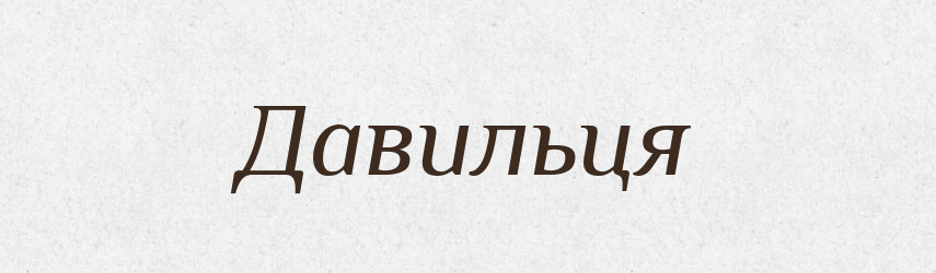Давильця — Великий тлумачний словник сучасної української мови