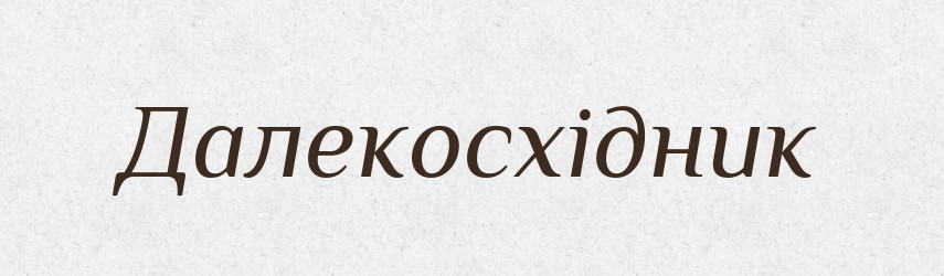 Далекосхідник — Великий тлумачний словник сучасної української мови