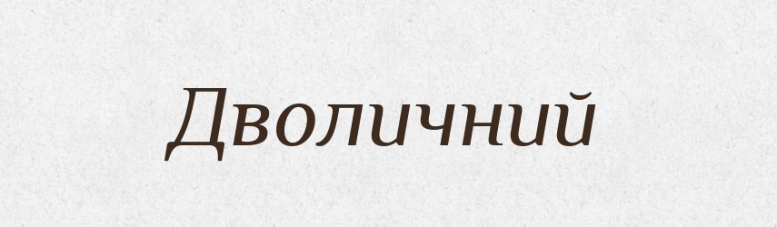 Дволичний — Великий тлумачний словник сучасної української мови