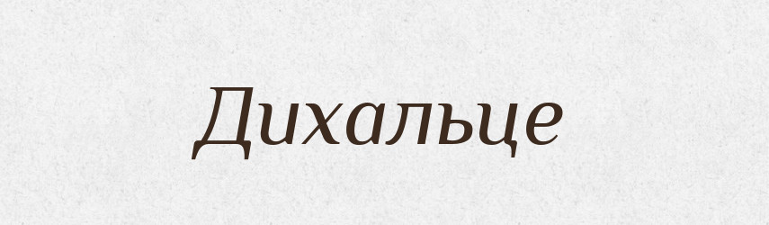 Дихальце — Великий тлумачний словник сучасної української мови