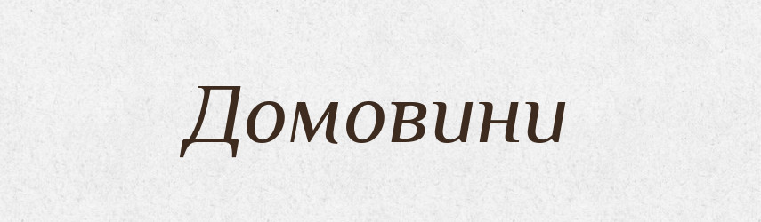 Домовини — Великий тлумачний словник сучасної української мови