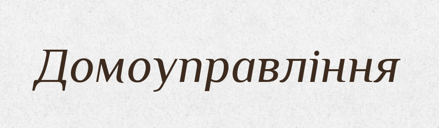 Домоуправління — Великий тлумачний словник сучасної української мови